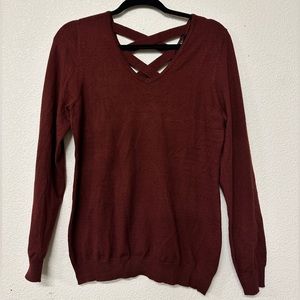 Maroon sweater